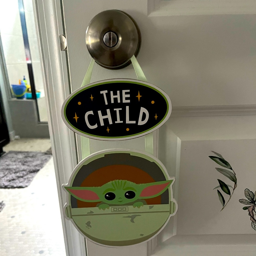 “Star Wars The Child” Little Boys Door Hanger